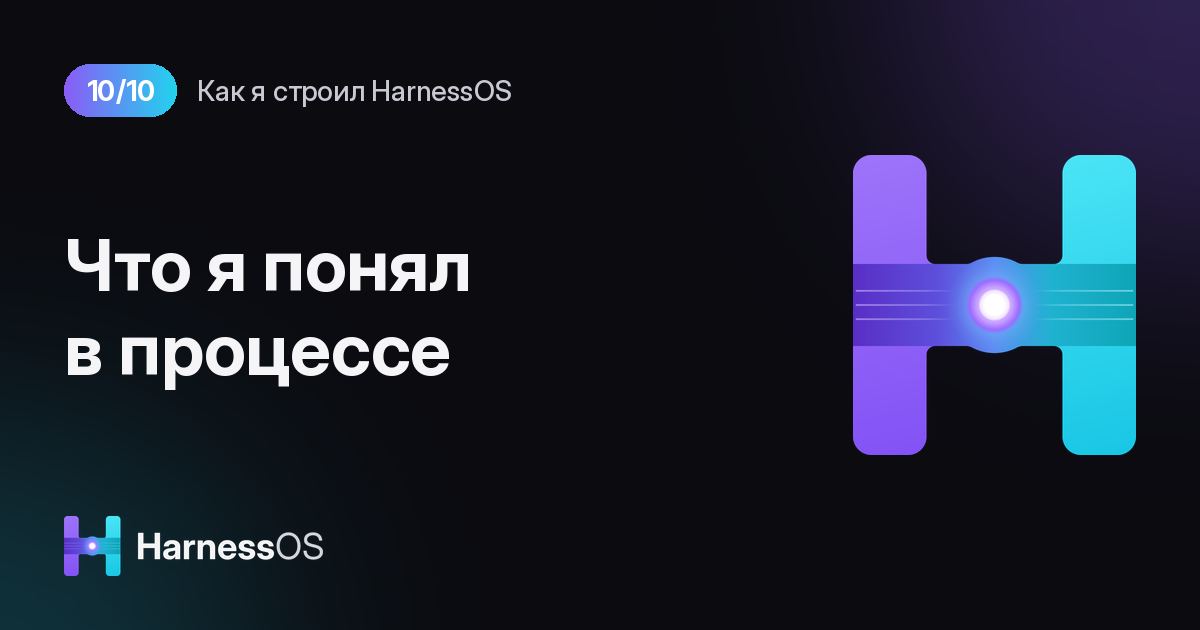 Что я понял в процессе